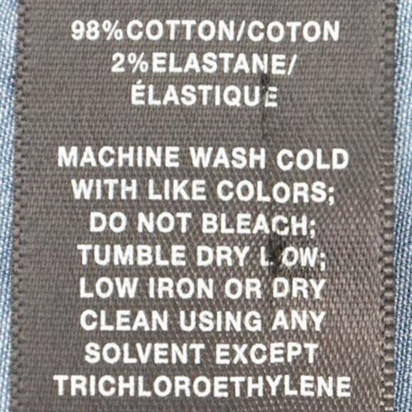 Lafayette 148 New York Long Sleeve Button Down Chambray Shirt Size Small - Picture 8 of 10